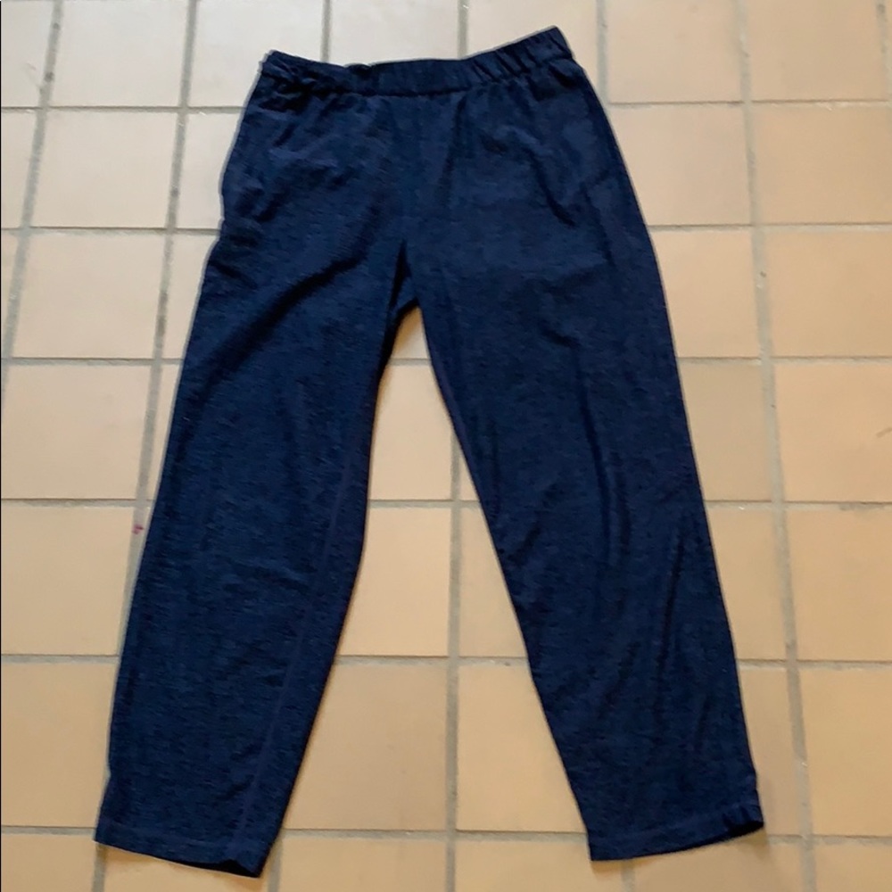 Outdoor Voices cloud knit sweatpants in navy